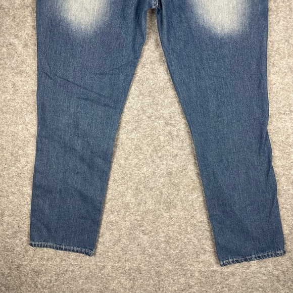 Wear Jeans Women’s L Distressed Honeycomb Patchwork Grunge Soccer Denim Jeans - Picture 9 of 9